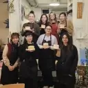 Buttercream practice during workshop